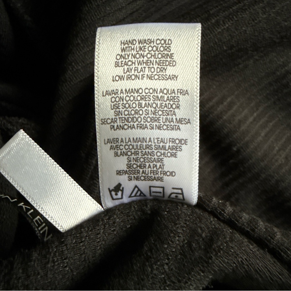 CALVIN KLEIN WOMEN’S MODERN ESSENTIALS Open Jacket Black W/Gold Zippers Sz L NWT - Picture 8 of 12